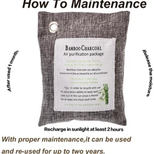12x активированный уголь Бамбук очиститель воздуха сумка поглотитель запаха домашний автомобильный освежитель воздуха