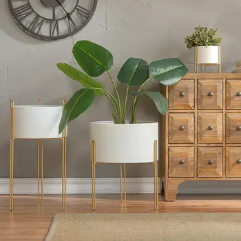 

Flower Shelf Balcony Small Apartment Nordic Solid Color Macaron Wrought Iron Simple Green Plant Pot Rack Multi-layer Display Rac