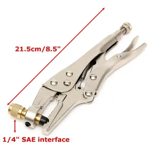 Image 5 - Drillpro Air Conditioner Refrigerant Recovery Refrigeration Tube Steel Locking Plier Hand Tool