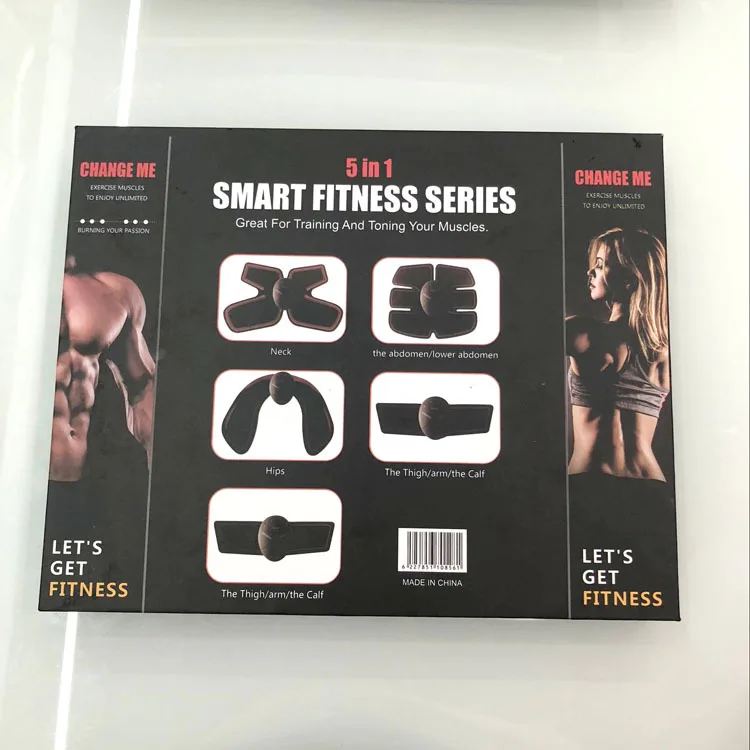 

5in1 Health ABS Maker Abdominal Stickers Muscle Training EMS Sports Health Household Smart Nice Instrument Buttock Lifting Weigh