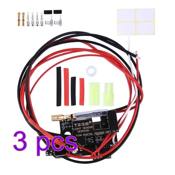 3pcs T238 Programmable MOSFET Electronic Fire Control Module For XWE M4 / JM Gen.9 / FB / Kublai / Jingji / JQ No.2 Gearbox 1