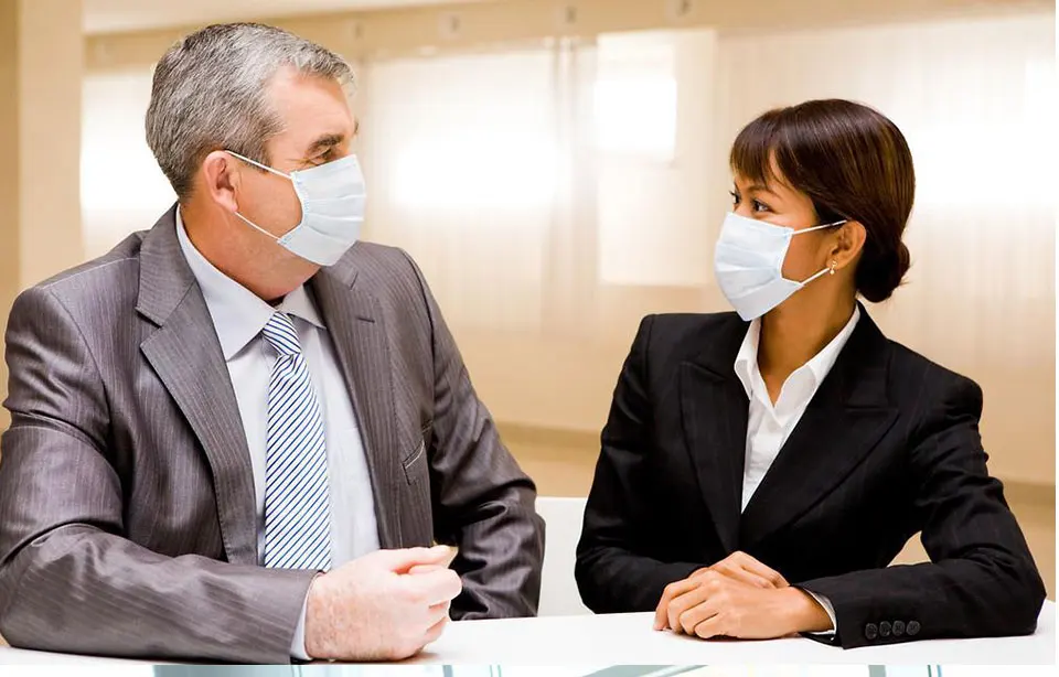 10PcsPack Non-Woven Disposable Mask Mascarilla Coronavirus 3 Filter Anti-Dust bacterial Anti-virus Safety Mouth Cover Face Mask (9)