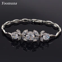 Дубай блестящий дизайн высокого качества посеребренный модный очаровательный со стразами браслеты для женщин аксессуары