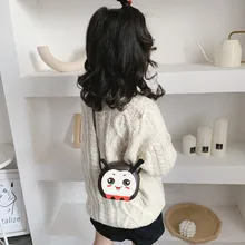 Детская маленькая сумка через плечо, сумка через плечо, милая детская однотонная кожаная сумка на молнии, сумка-мессенджер# g3