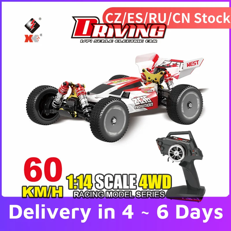 RC 4WD Drift Car Rc-Car Off-Road Racing 144001 High-Speed 60km/H Wltoys XKS RTR 1/14-2.4ghz