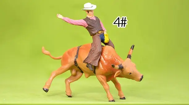 ПВХ фигурка модель игрушки bull fighter