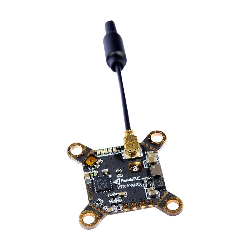 

PandaRC Panda Nano Mini VTX 40CH PIT 25/100/200/MAX 400mW Support OSD FPV Video Transmitter for RC Drone FPV