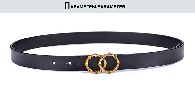 HIDUP Ladies Quality Design Genuine Leather Belts Double Rings Pin Buckle Metal Belt for Women Accessories 2.3cm Width NWJ790 black waist belt