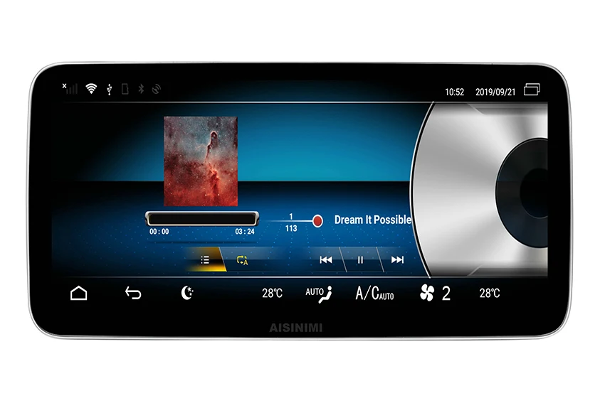 Для Benz c-класс W205 glc-класс X253 C253 Android 8,1 автомобильный Dvd Navi плеер Автомобильный монитор аудио gps стерео Авто все в одном ips scree