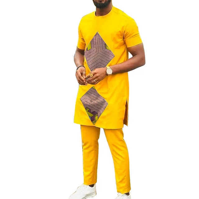 Mustapha Short Sleeved Kaftan Outfit - Image 3