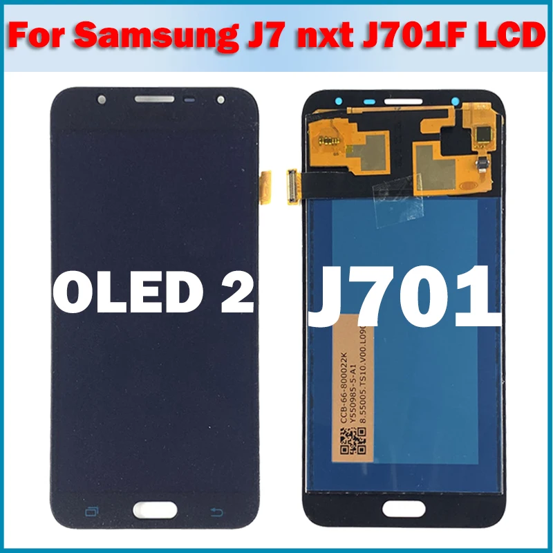 OLED 2 для Samsung J7 Nxt J701 J701F Регулируемый ЖК-дисплей с сенсорным экраном дигитайзер Galaxy