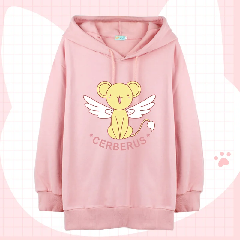 Женская толстовка с капюшоном SAKURA Magic CERBERUS кошачьи ушки | Тематическая одежда и