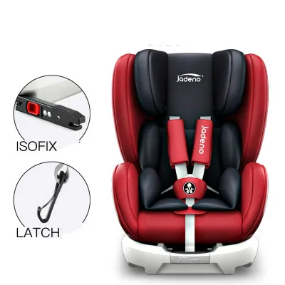 Младенца детское автокресло детское безопасное кресло, автомобильное сиденье для маленьких универсальный для сидения и лежания Isofix пятиточечными ремнями безопасности От 0 до 12 лет - Цвет: With ISOFIX LATCH