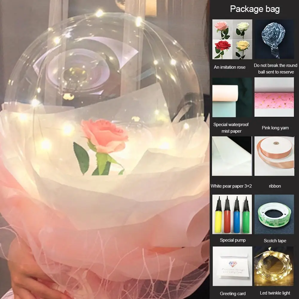 Темно-синий Светящиеся воздушные шары BOBO DIY прозрачный СВЕТОДИОДНЫЙ светильник светящиеся воздушные шары Bobo Рождественские Свадебные украшения для дня рождения День Святого Валентина воздушный шар с подсветкой - Цвет: Темно-синий