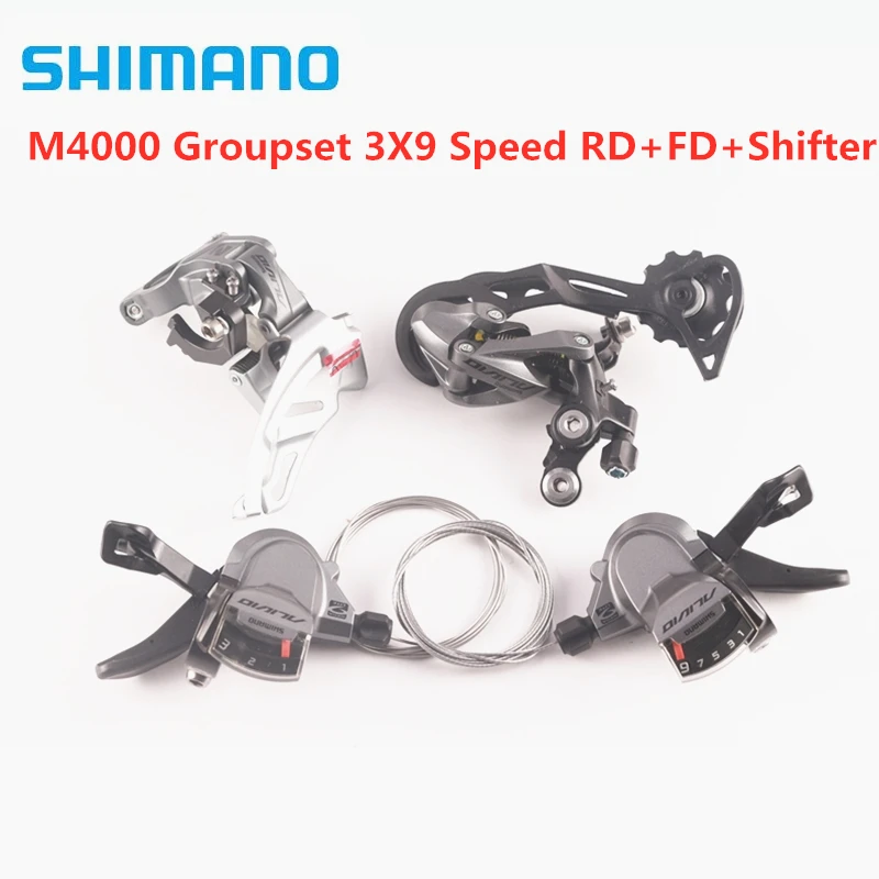 SHIMANO горный велосипед ALIVIO M4000 Groupset 3x9/27 speed 3 шт/RD+ FD+ переключатели