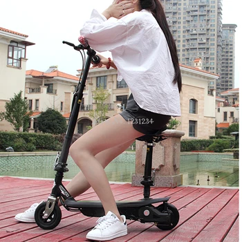 

New Inflatable Air Wheels Folding Electric Scooter Re-chargeable Mini Scooter Skateboard for Child Adults Hot Sale