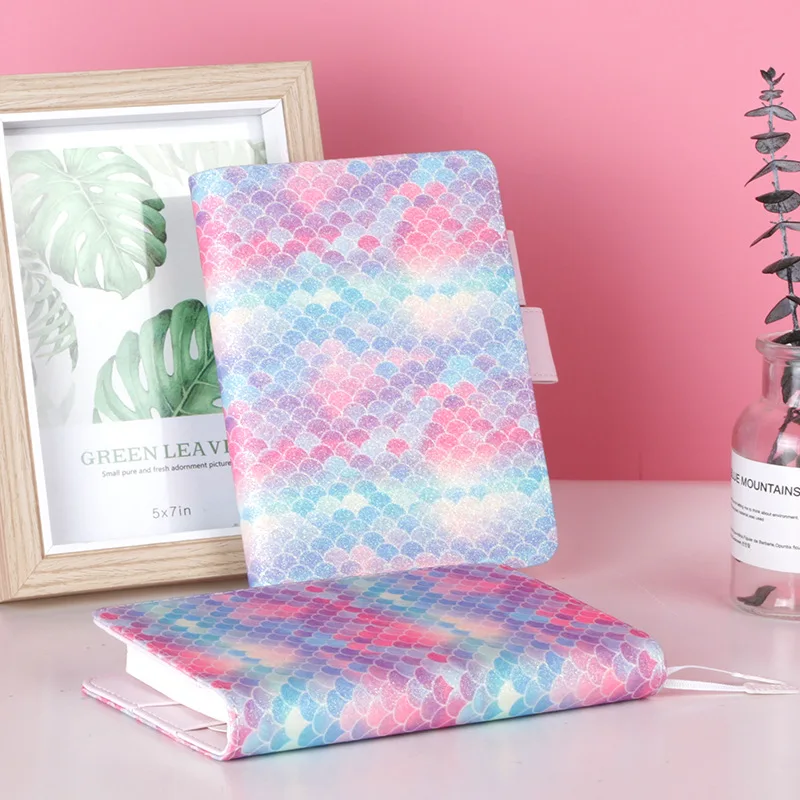 Woderful Notebook and Journal A6 Diary Agenda Planner Organizer Rainbow Note Book Back to School Travel Handbook Spiral Notepad |
