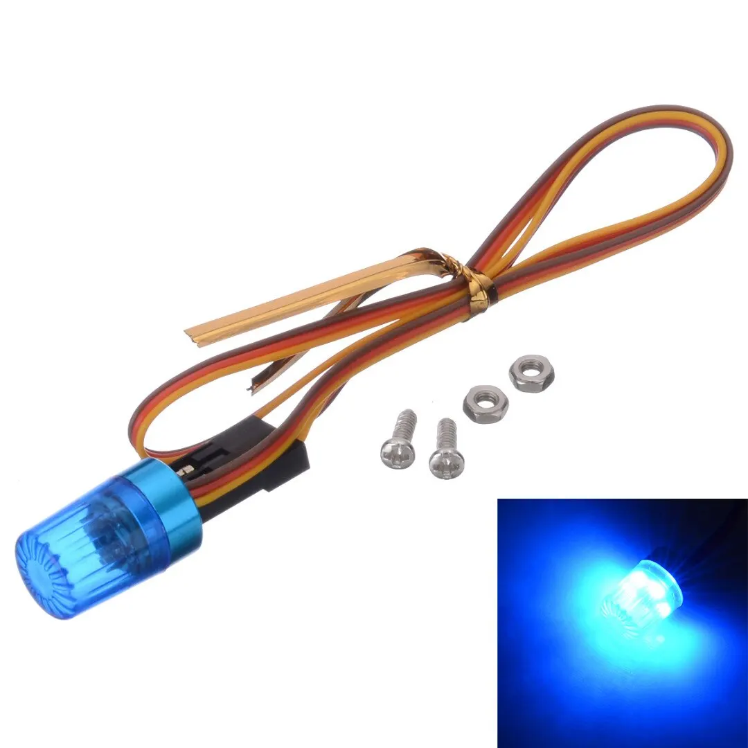 4V-6V Ultra Bright RC Model Car Truck LED Lights Police Flashing Rotating Light LED Light For RC Car Model Parts