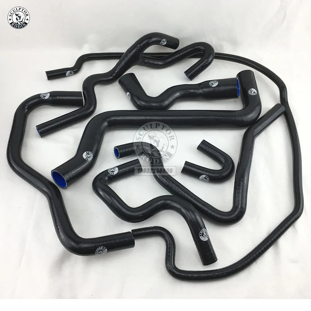 Комплект силиконовых шлангов радиатора для Saab 9-5 9 5 1999-2001 (8 шт.)