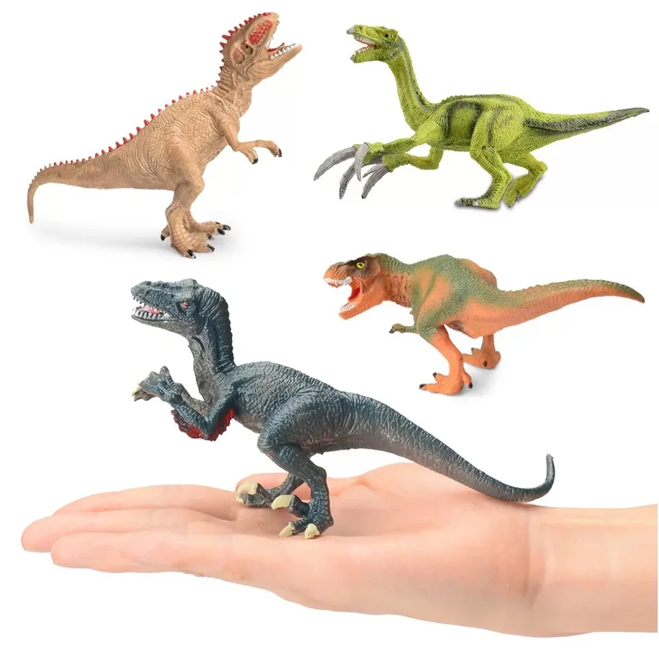 

Four-piece Set Swift And Violent Dragon sickle long Behemoth Dragon T-Rex Simulated Dinosaur Models Animal Model