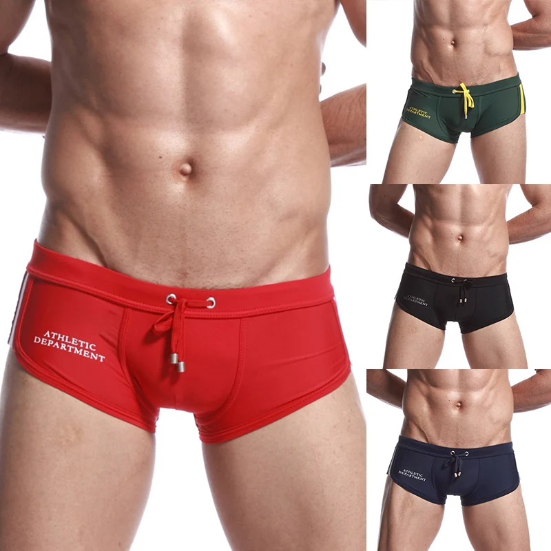 Для мужчин мужские плавки-трусы веревка Стиль купальник на завязках Мужские Шорты для купания штаны для ванной плавать шорты, мужские плавки FI-19ING