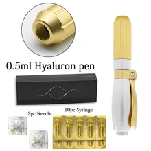 Глубокий наполнитель 0,3/0,5 мл гиалуроновая ручка распыление инъекции пистолет для Губ Тонкий наполнитель удалить морщины использовать ампул шприц инъекции