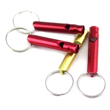 Открытый высокодецибелевый свисток из нержавеющей стали, туристический свисток для кемпинга, звуковой бум, суровый свисток для выживания, высокочастотный спасательный свисток