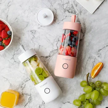 

350ml USB Charging Blender Mixer Portable Juicer Machine Juice Fruit Maker Blender Rechargeable Mini Juice Making Cup