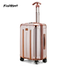 Модный багаж на колёсиках для мужчин и женщин 20 ремень декоративный дорожный Багаж 24 немой Универсальный чемодан на молнии колеса