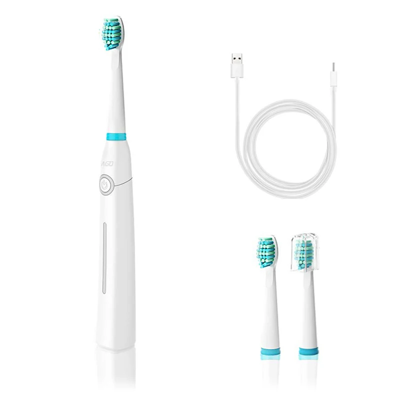 Seago Acoustic Wave Electric Toothbrush Ultra Sonic Vibration 5 Modes Powerful Clean Teeth Whitening 1 Handle 3 Heads Seago Acoustic Wave Electric Toothbrush Ultra Sonic Vibration 5 Modes Powerful Clean Teeth Whitening 1 Handle 3 Heads
