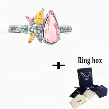 

SWA 2020 New Exquisite And Charming Design Botanical Ring, Fashionable Gorgeous Jewelry Is A Gift For Girlfriend's Anniversary