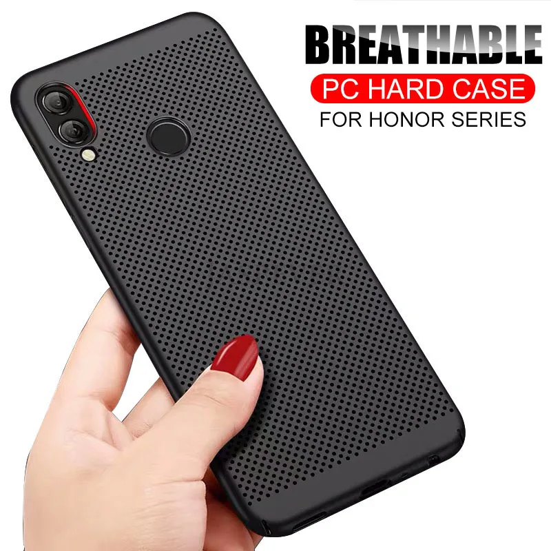 

Luxury Breathable Hard Case For Honor 8x 7x 8 9 10 20 Lite Pro Matte Pc Solid Color Back Cover Case For Huawei Honor 8x Max