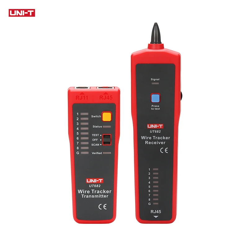 UNI-T UT682 Series Wire Tracker Toner Probe Telephone Line Network Cable  Ethernet LAN Tester Calibration Detector Line Finder 2