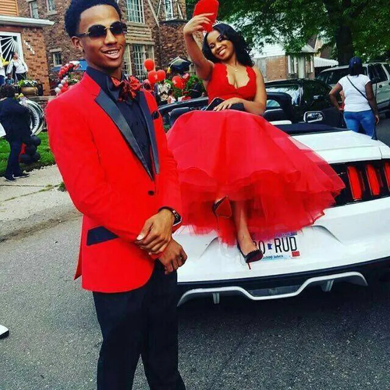Red Prom Costume Homme Man Blazer Terno Masculino Suits Men 2020 Wedding for Attire Groom Tuxedo 2 Pieces Custom Made | Мужская одежда