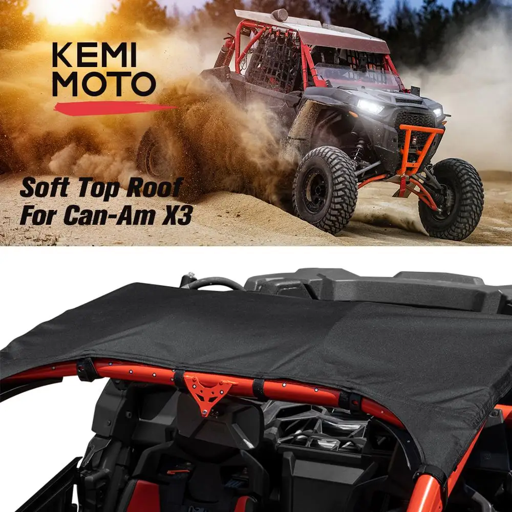 2 Doors X3 Soft Canvas Roof for 2017-2020 Can Am Maverick X3 