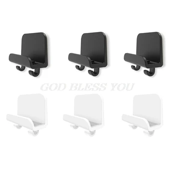 

3x Adhesive Phone Tablet Holder Wall Mount Stand Hook Cradle for iPad Cellphone Drop Shipping