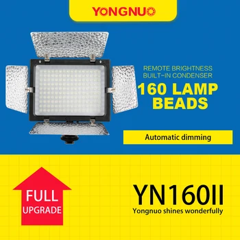 

YN160II YN-160II YN-160 II 2 YN160 LED Video Light Condenser For Canon Nikon Pentax Panasonic Olympus+ IR Remote for SLR Camera