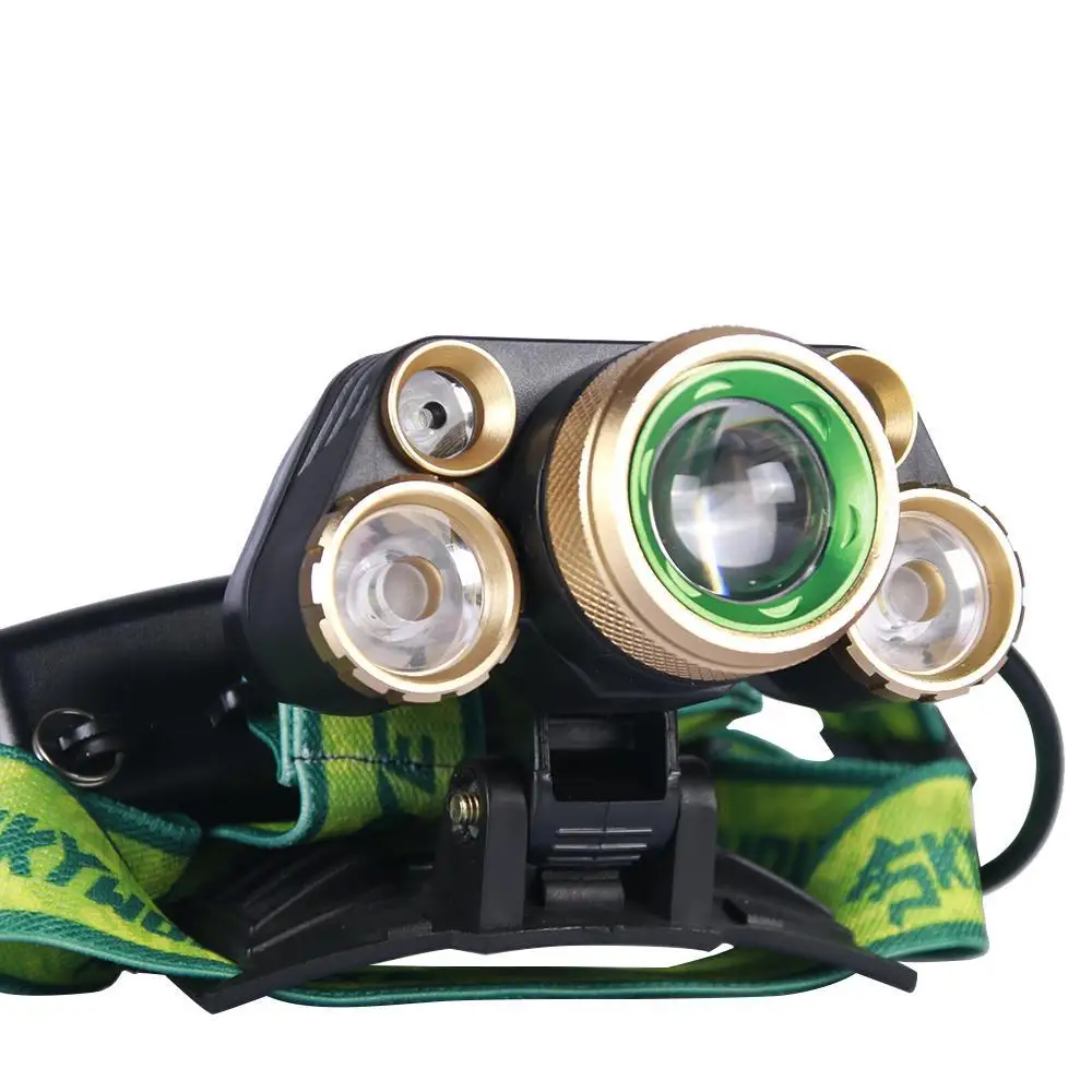 SKYWOLFEYE 5 светодиодный 80000 Lm перезаряжаемая USB лампа с зумом|Налобные LED-фонари| |