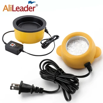 

Alileader High Quality Glue Pot Adjustable Temperature Hot Glue Melting Pot For Bonding Hair Extension/Artificial Flowers/Metal