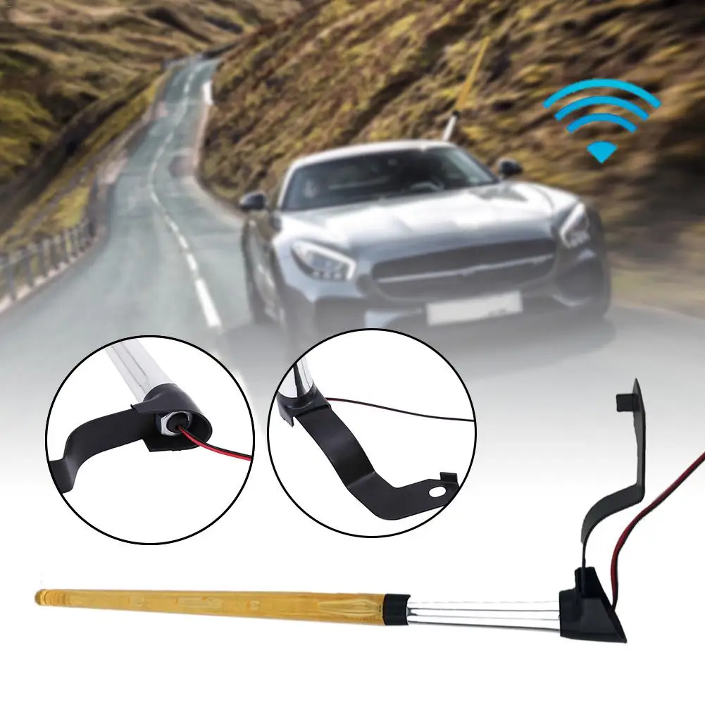 Светодиодная подсветильник ка с флажковым полюсом AM FM летняя фотоподсветка 12 В