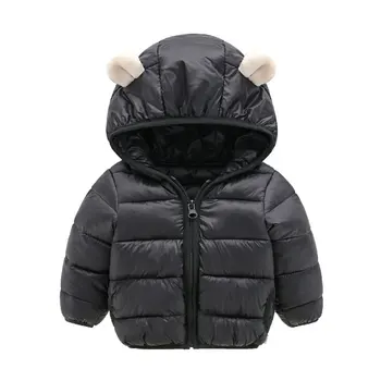 

Fashion Autumn Winter Boys Jackets Warm Cotton Thick Windbreaker Coats Baby Girls Casual Outwear Children Hooded Six Colors Hot