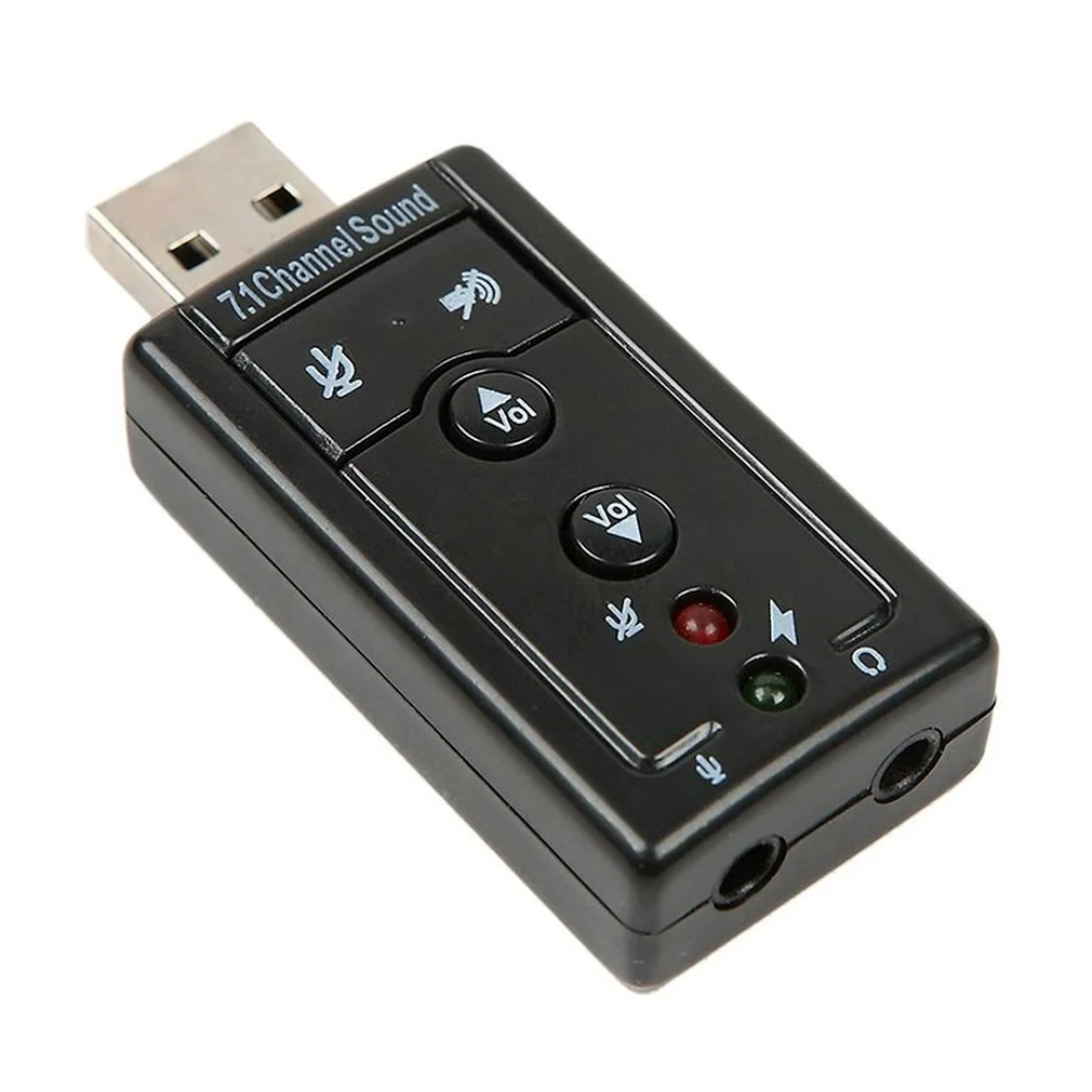

7,1 USB стерео аудио адаптер внешняя звуковая карта для Windows XP/2000/Vista/7 3D USB аудио адаптер для ПК и ноутбука