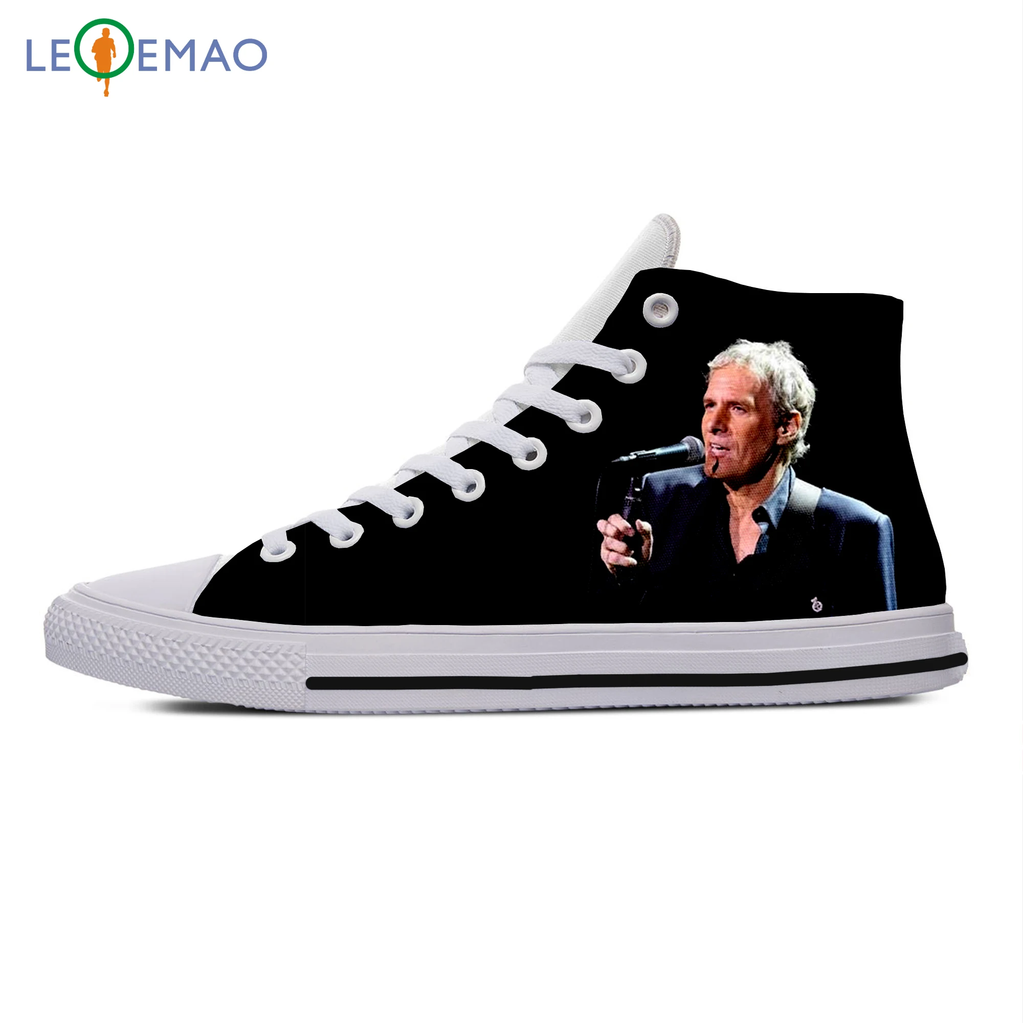 

Custom Spring Autumn Canvas Sneakers Michael Bolton High Quality Handiness Flats Running Shoes Comfortable Big White Zapatillas
