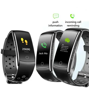 

SmartBand Color Screen Smart Bracelet Blood Pressure Fitness Tracker Smart Wristband Heart Rate Monitor Waterproof Watch 2019