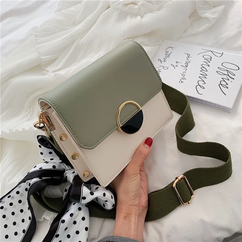 

Mini Leather Crossbody Bags For Women 2019 Green Chain Shoulder Messenger Bag Lady Travel Purses and Handbags Cross Body Bag