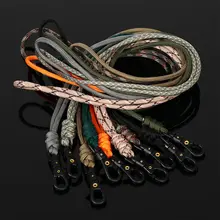 New Paracord Keychain Lanyard Triangle Buckle High Strength Parachute Cord Self-Defense Emergency Survival Backpack Key Rings