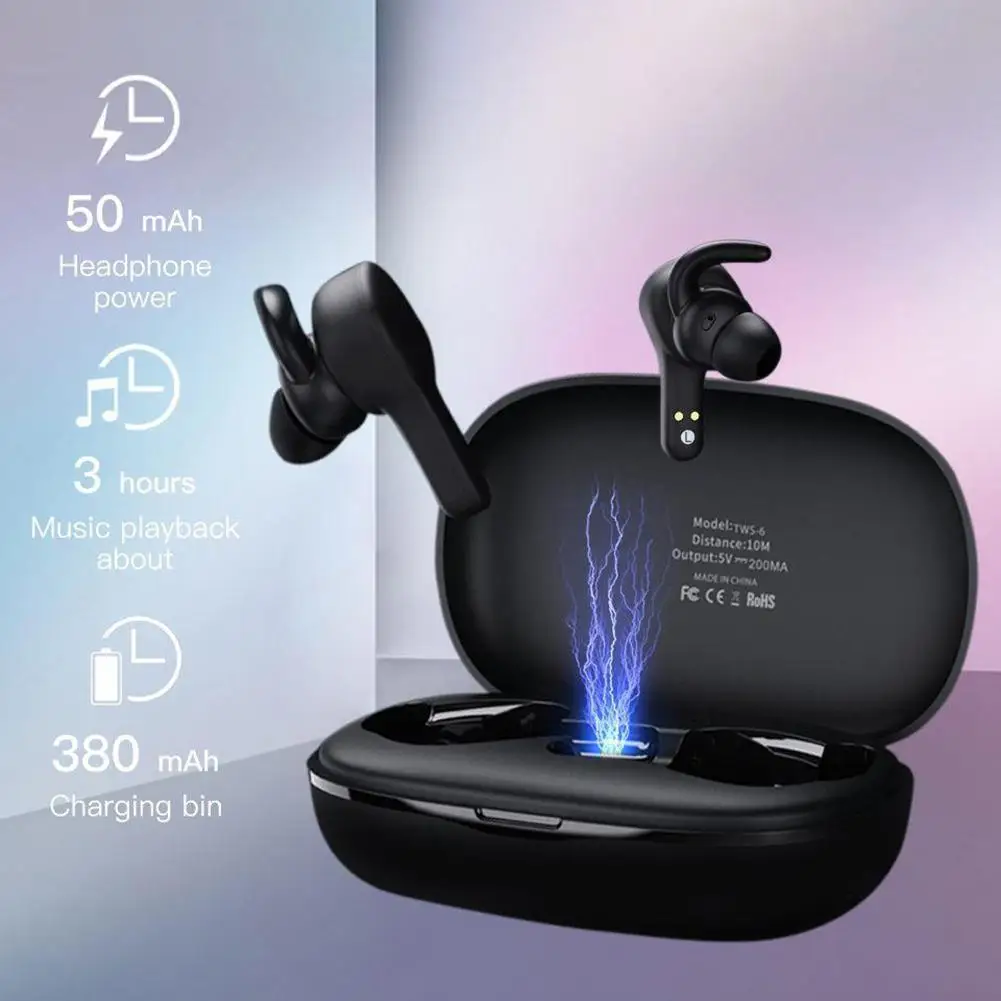 Tws 6 online earbuds