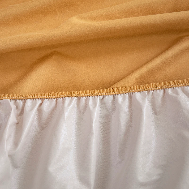 1Pc Waterproof Bedspread Skin Friendly Cotton Bed Cover Non Slip Fitted Sheet Bed Protect Mattress Cover For Home Hotel Hot Sale