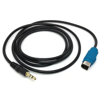 

New 3.5mm AUX Jack Cable Back Adapter for ALPINE Stereo KCE-236B/CDA-9884/CDA-9886M