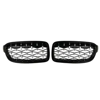 

Car Front Kidney Grill Grille For BMW 3 Series F30 F31 320i 320d 2013-2018 Chrome/ Bright Black / Chrome And Black Diamond Style